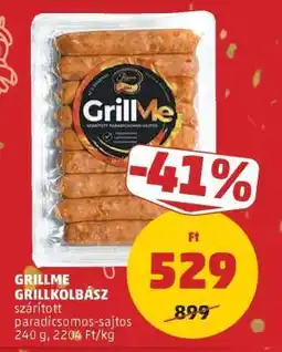 PENNY GrillMe grillkolbász ajánlat