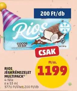 PENNY RIOS JÉGKRÉMSZELET MULTIPACK ajánlat