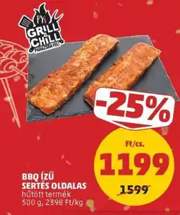 PENNY BBQ ízű sertés oldalas ajánlat