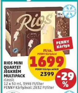 PENNY RIOS MINI QUARTET JÉGKRÉM MULTIPACK ajánlat