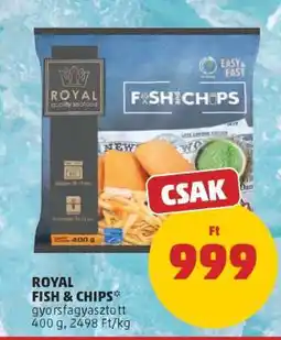 PENNY ROYAL FISH & CHIPS ajánlat
