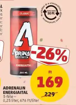 PENNY ADRENALIN Energiaital ajánlat