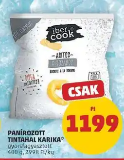 PENNY Panírozott Tintahal Karika ajánlat