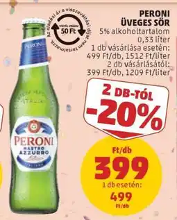 PENNY Peroni Üveges Sör ajánlat