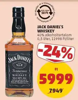 PENNY JACK DANIEL'S Whiskey ajánlat