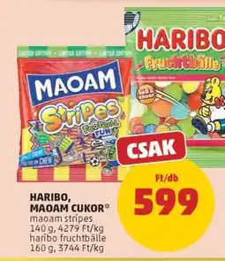 PENNY HARIBO, MAOAM CUKOR ajánlat