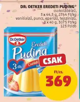 PENNY Dr. Oetker Eredeti Puding ajánlat
