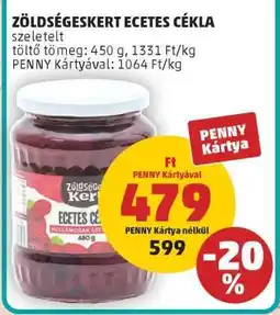 PENNY Zöldségeskert Ecetes Cékla ajánlat