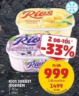 PENNY RIOS SORBET JÉGKRÉM ajánlat