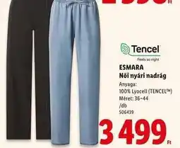 Lidl ESMARA ajánlat