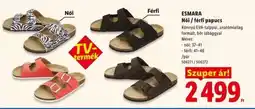 Lidl ESMARA Női / férfi papucs ajánlat