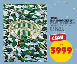 PENNY FRADI STRANDTÖRÖLKÖZŐ ajánlat