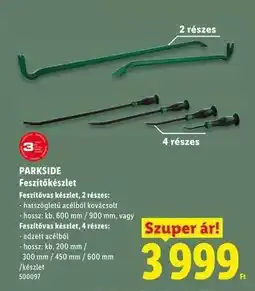 Lidl PARKSIDE Feszítőkeszlet ajánlat