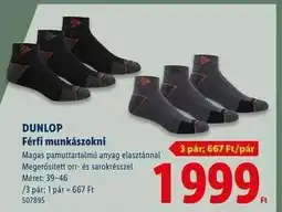 Lidl DUNLOP ajánlat
