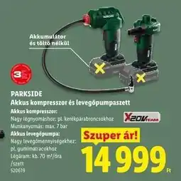 Lidl PARKSIDE ajánlat