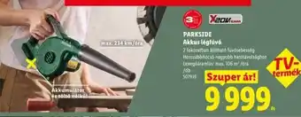 Lidl PARKSIDE Akkus légfúvó ajánlat