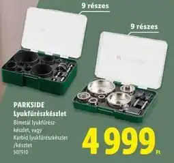 Lidl PARKSIDE Lyukfűrészkészlet ajánlat
