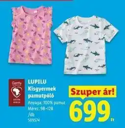 Lidl LUPILU ajánlat