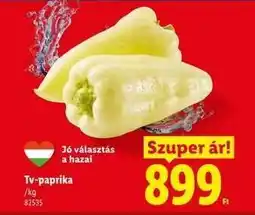 Lidl TV paprika ajánlat