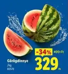 Lidl Görögdinnye ajánlat