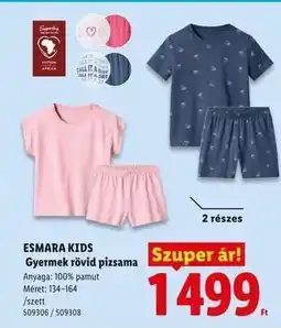 Lidl ESMARA KIDS ajánlat