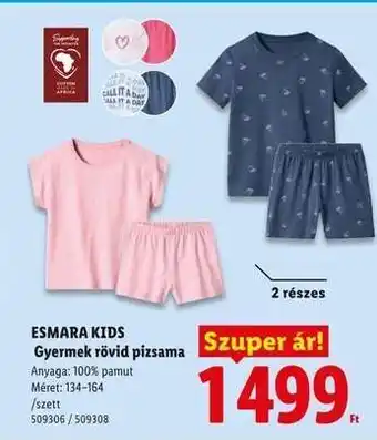 Lidl ESMARA KIDS ajánlat