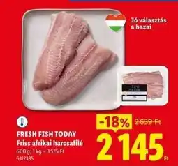 Lidl FRESH FISH TODAY ajánlat