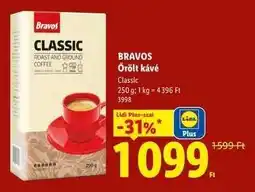 Lidl BRAVOS Őrölt kávé ajánlat