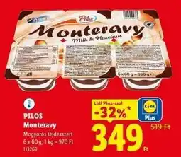 Lidl PILOS Monteravy ajánlat