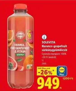 Lidl SOLEVITA ajánlat