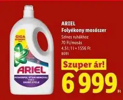 Lidl Ariel ajánlat