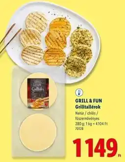 Lidl GRILL&FUN Grilltallérok ajánlat
