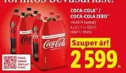 Lidl COCA-COLA / COCA-COLA ZERO ajánlat