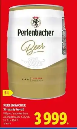Lidl PERLENBACHER ajánlat