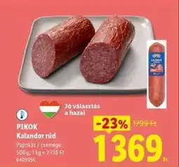 Lidl PIKOK Kalandor rúd ajánlat