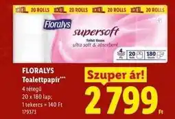 Lidl FLORALYS Toalettpapír ajánlat