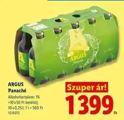 Lidl ARGUS Panaché ajánlat