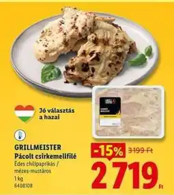 Lidl GRILLMEISTER Pácolt csirkemellfilé ajánlat