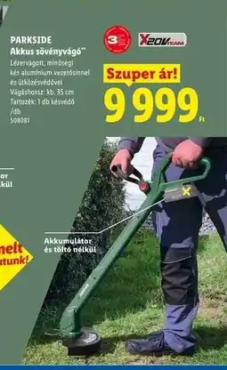 Lidl Parkside Akkus sövénynyíró ajánlat