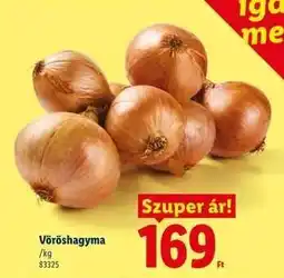 Lidl Vöröshagyma ajánlat