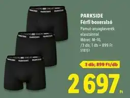 Lidl PARKSIDE Férfi boxeralsó ajánlat