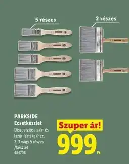 Lidl PARKSIDE Ecsetkészlet ajánlat