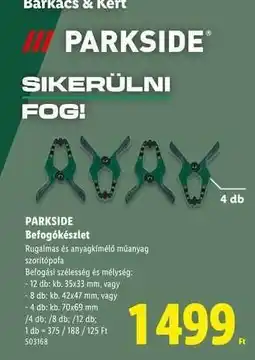Lidl PARKSIDE Befogókészlet ajánlat