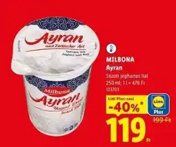Lidl Milbona Ayran ajánlat