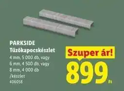 Lidl PARKSIDE Tűzőkapocskészlet ajánlat