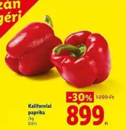 Lidl Kaliforniai paprika ajánlat