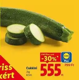 Lidl Cukkini ajánlat