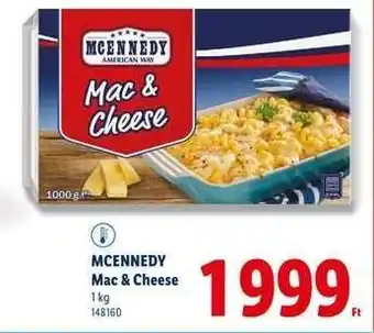 Lidl Mcennedy Mac & Cheese ajánlat