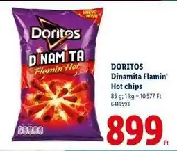 Lidl DORITOS Dinamita Flamin' Hot chips ajánlat