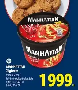 Lidl MANHATTAN Jégkrém ajánlat